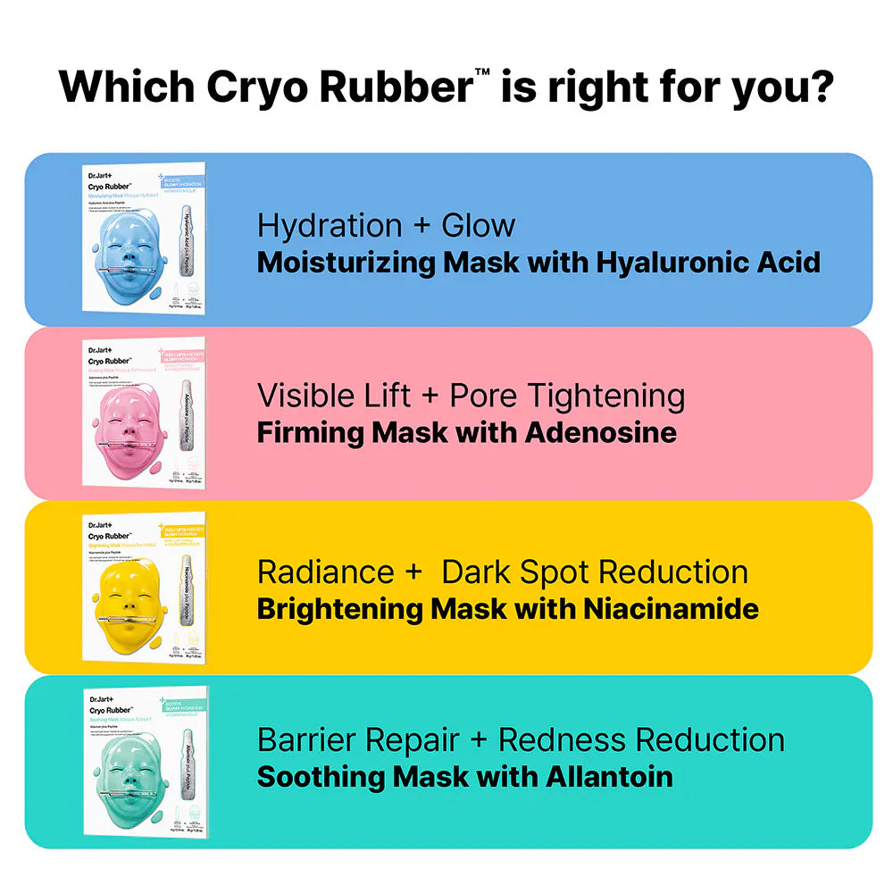 Cryo Rubber™ Moisturizing Face Mask with Hyaluronic Acid